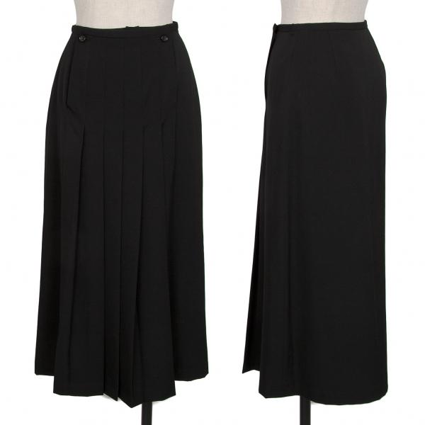 COMME des GARCONS（コムデギャルソン） ウールギャバフロントプリーツ