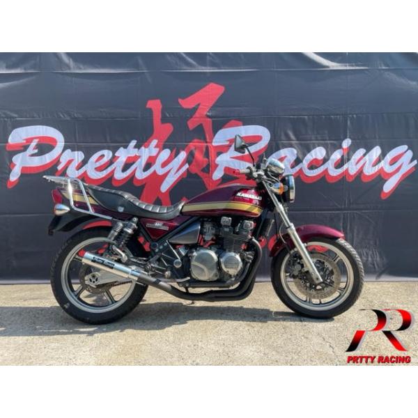 プリティ― KAWASAKI ゼファー400 /χ 4-1管 50.8π ALサイレンサー