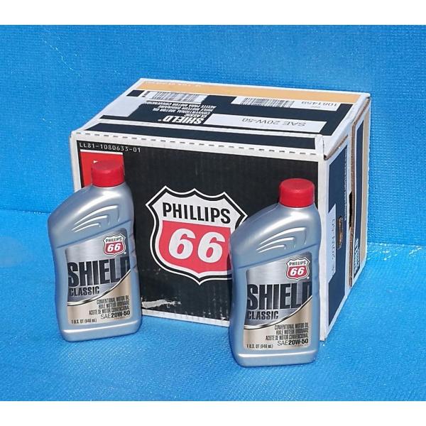 弊社に在庫ありUSパラフィン フィリップス66 20w-50 946ml 12本セット