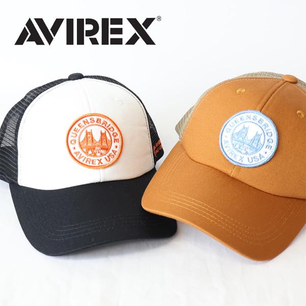 AVIREX（アヴィレックス） VARSITY CITY ワッペン メッシュキャップ