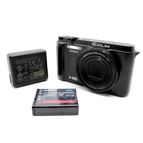 訳あり 美品》 コンパクトデジタルカメラ CASIO EXILIM EX-ZR1000 BK