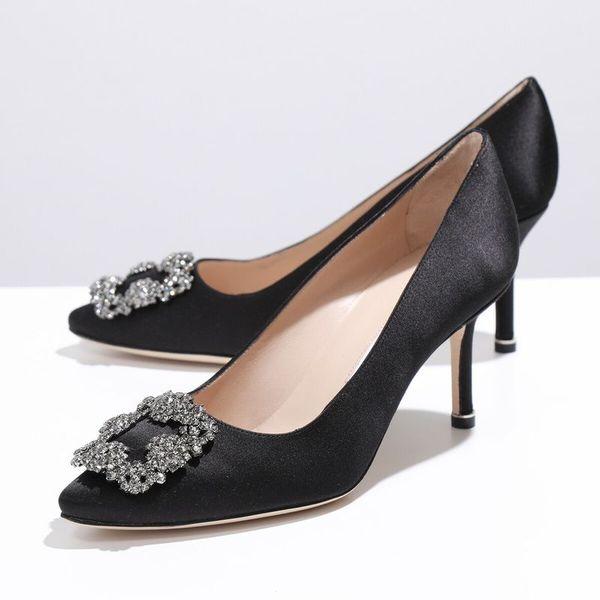 MANOLO BLAHNIK（マノロブラニク） パンプス HANGISI FMC SATIN 070
