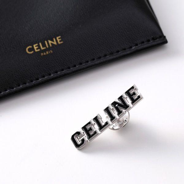 CELINE（セリーヌ） ピン 460DR 6SSE メンズ ユニヴェルシテ ロゴ 刻印