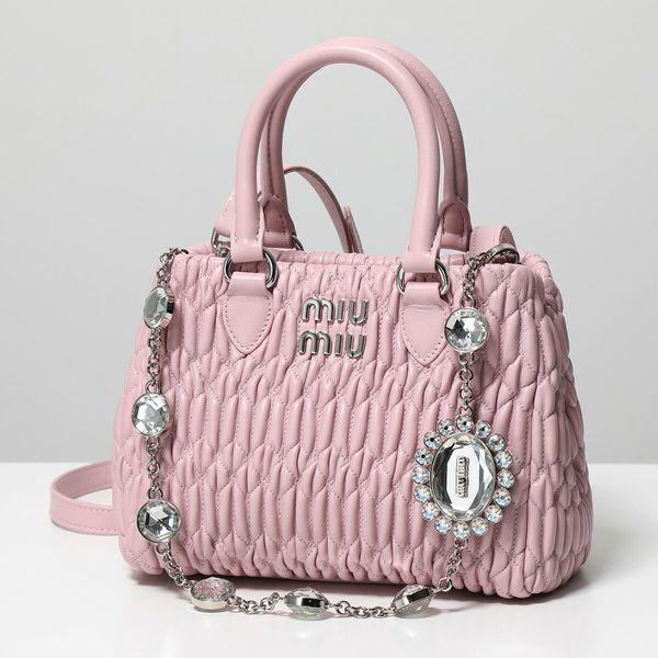 miu miu（ミュウミュウ） ハンドバッグ 5BA251 FVJ レディース