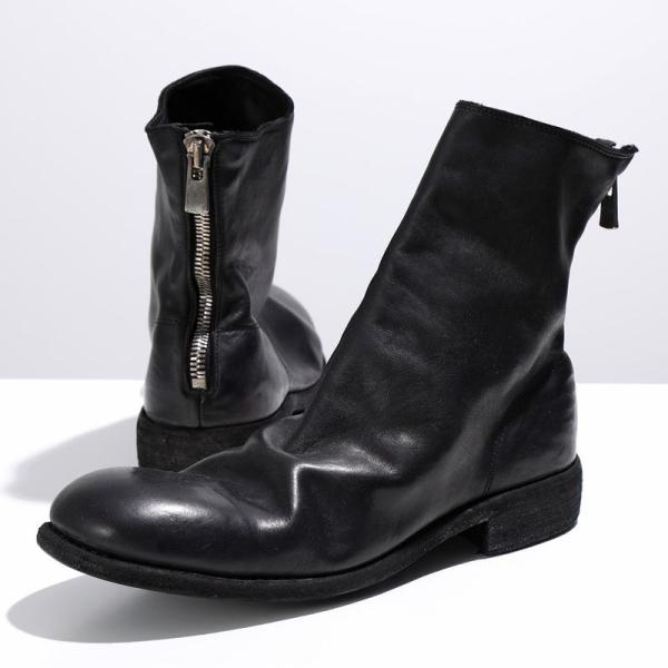 GUIDI（グイディ） バックジップブーツ 986 メンズ ホースレザー フル