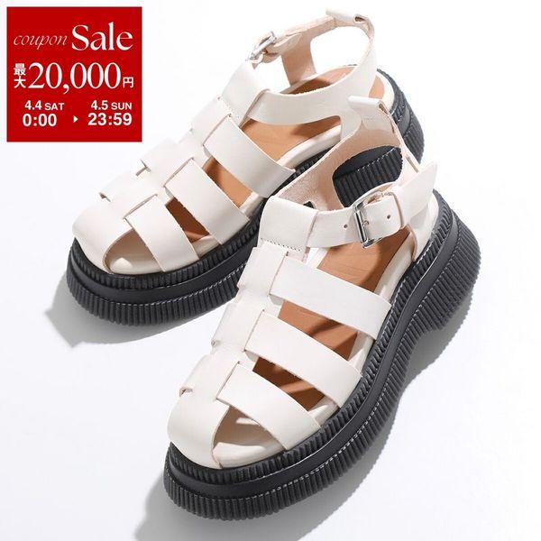 GANNI（ガニー） グルカサンダル Creepers Grid Sandal S2049 4897