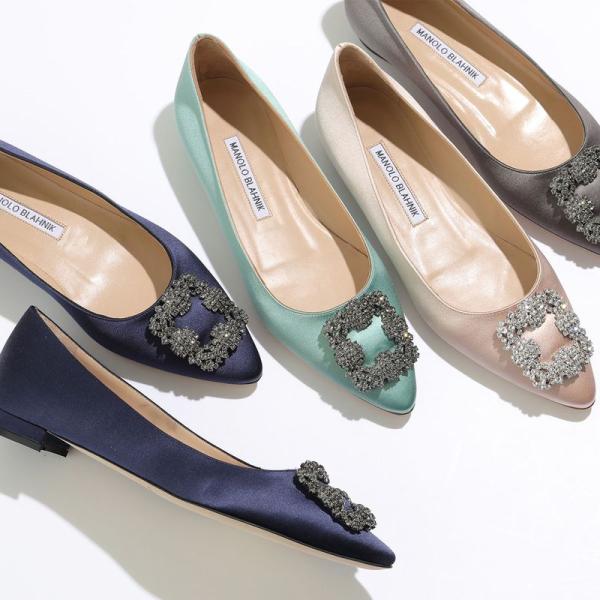 MANOLO BLAHNIK（マノロブラニク） パンプス HANGISIFLAT FMC CLC