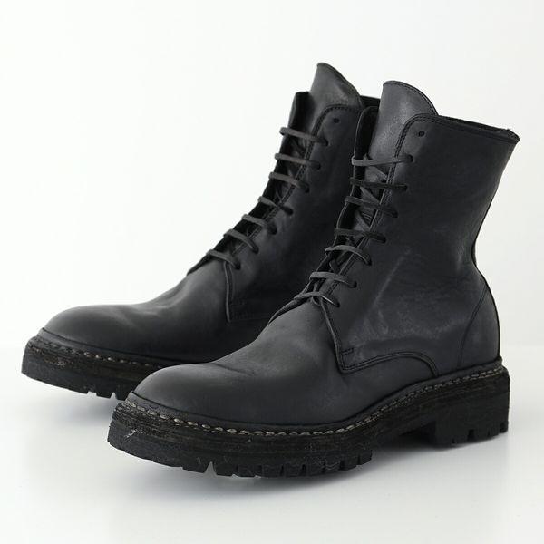 GUIDI（グイディ） レースアップブーツ 795V N メンズ ホースレザー