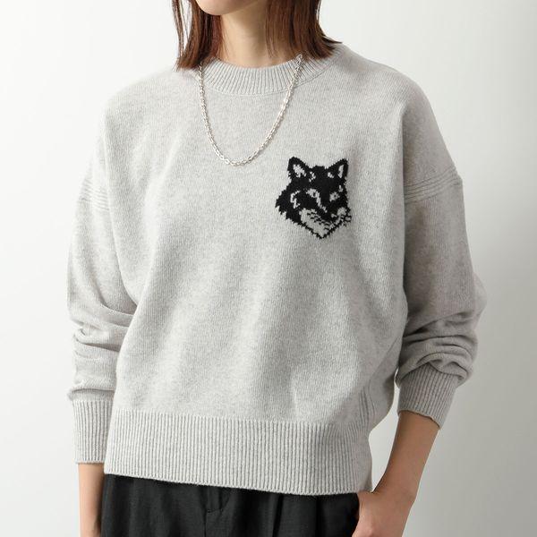 MAISON KITSUNE（メゾン キツネ） ニット FOX HEAD INTARSIA COMFORT
