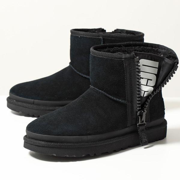 UGG（アグ） ムートンブーツ Classic Mini Zipper Tape Logo