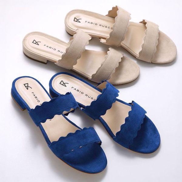 FABIO RUSCONI（ファビオルスコーニ） フラット サンダル S-4841