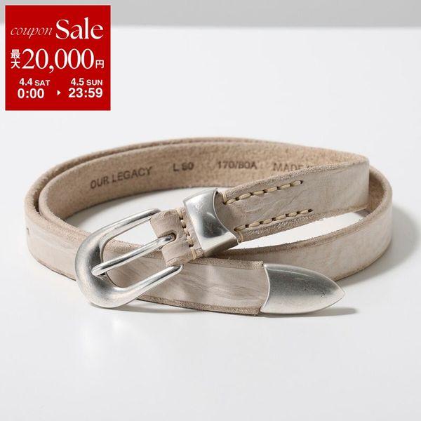 Our Legacy（アワーレガシー） ベルト A4258CCW メンズ レザー 2CM
