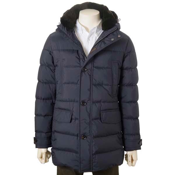 MOORER（ムーレー） ダウンジャケット メンズ ブルー ネイビー SATURNO