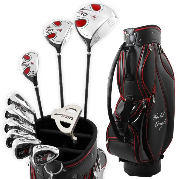 WORLD EAGLE ゴルフクラブセット ワールドイーグル メンズ F-01α 13点