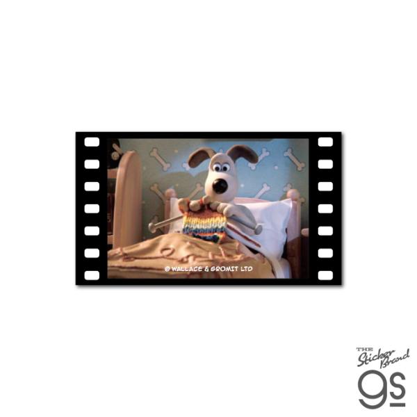 ウォレスとグルミット 場面写真ステッカー 編み物 アニメ 映画