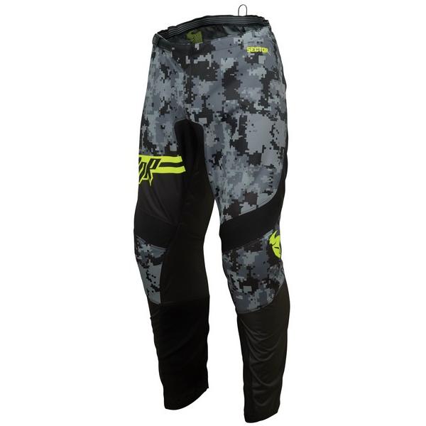 28インチ MXパンツ THOR 24 SECTOR DIGI ブラック／カモ モトクロス