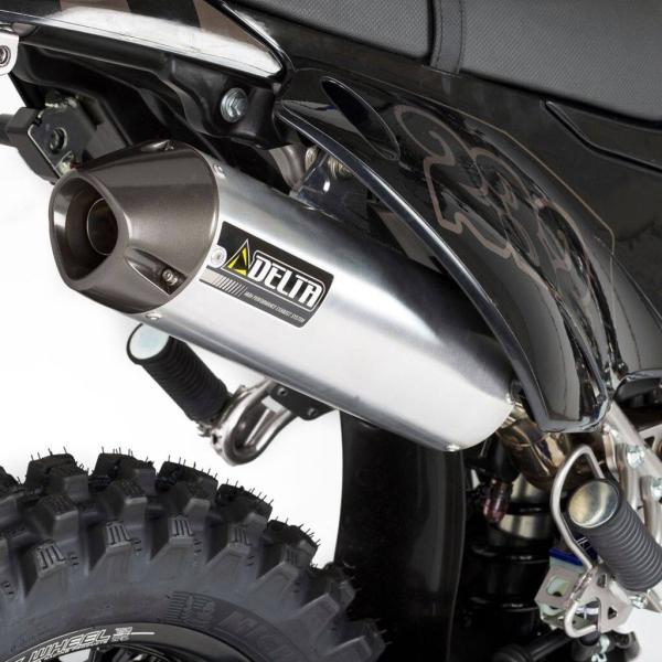 DELTA（デルタ） バレル4-S サイレンサー【政府認証】 KLX230 KLX230S