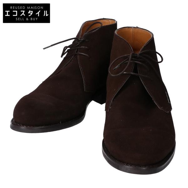 ブラウン ダークブラウンスエード チャッカブーツ シューズ 7 1/2