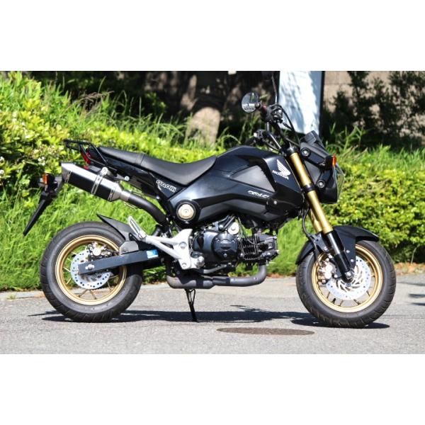 HONDA グロム125 (JC61) 1型 GROM スリップオンマフラー ブラック