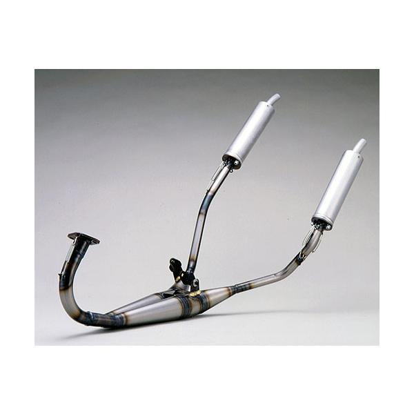 ORM製 ヤマハ TZR50 分散チャンバー アルミサイレンサー 耐熱クリア