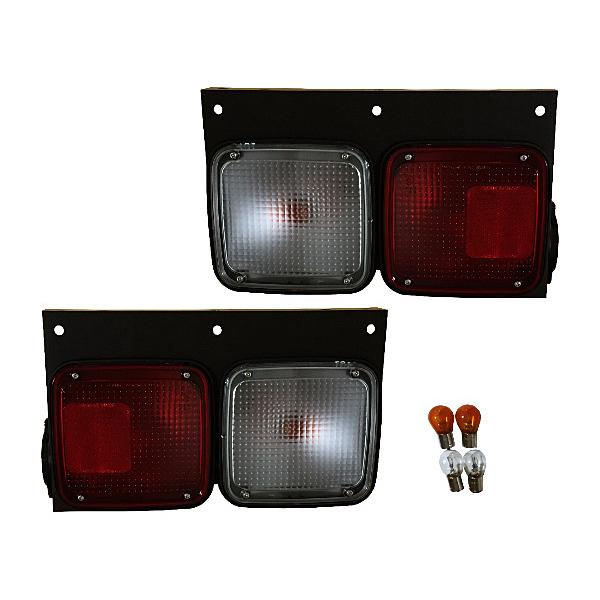 大型トラック 1面 クリア テールランプ 左右セット 国内4メーカー 2連