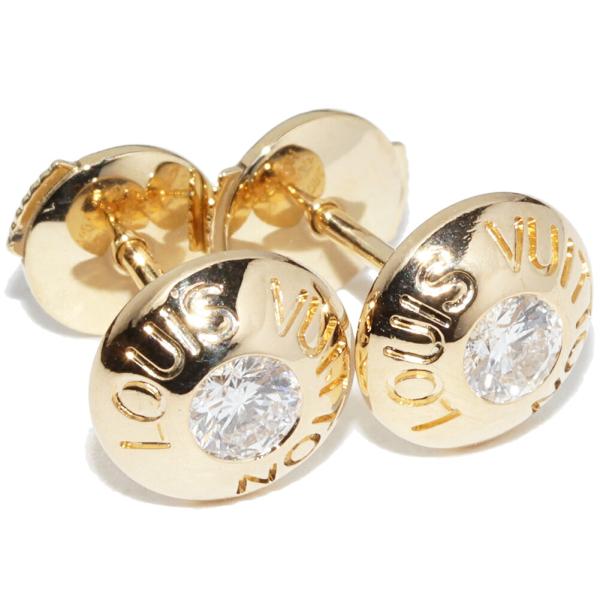 LOUIS VUITTON（ルイ・ヴィトン） ピアス K18YG ダイヤ2P ピュス