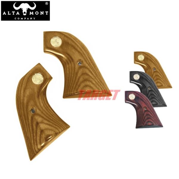 ☆アルタモント COLT SAA 木製グリップ スムース メダル付 赤/茶/黒