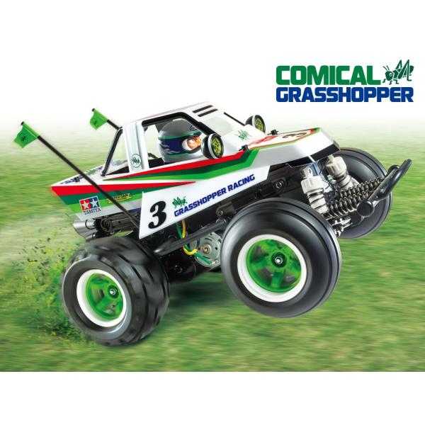 タミヤ 1/10 電動RCカーシリーズ No.662 コミカル グラスホッパー (WR