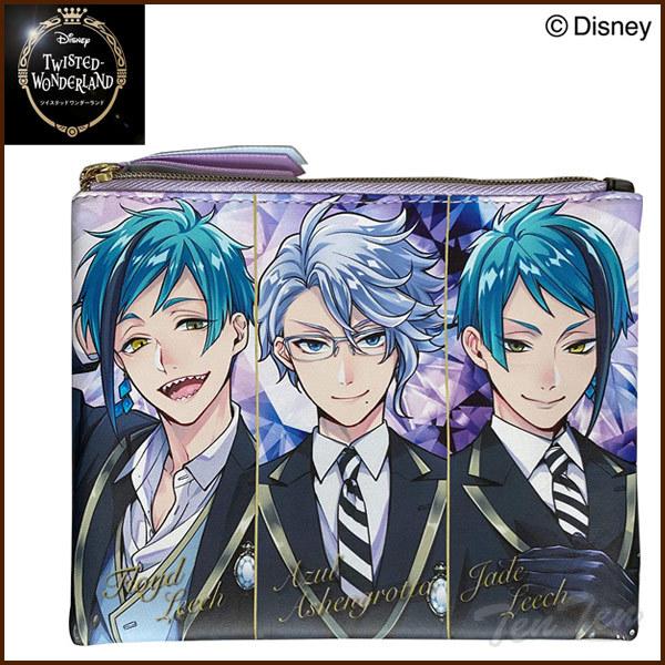 ディズニー ツイステッドワンダーランド フラットポーチ オクタ