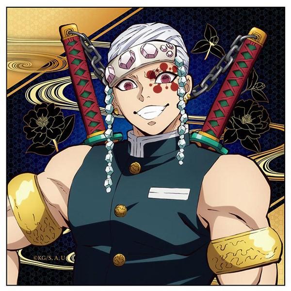 鬼滅の刃 マイクロファイバータオル 宇髄 天元 (うずい てんげん) きめ