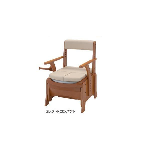 ポータブルトイレ 介護 アロン化成 安寿 家具調トイレ セレクトR