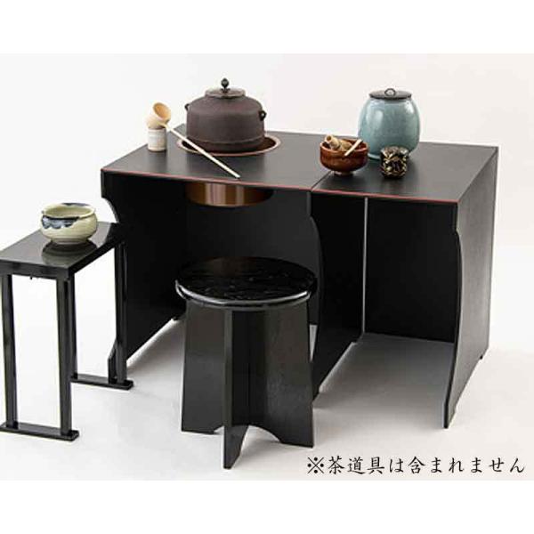 メーカー直送品】茶道具 立礼棚 万能机 「清風棚」流派は問いません