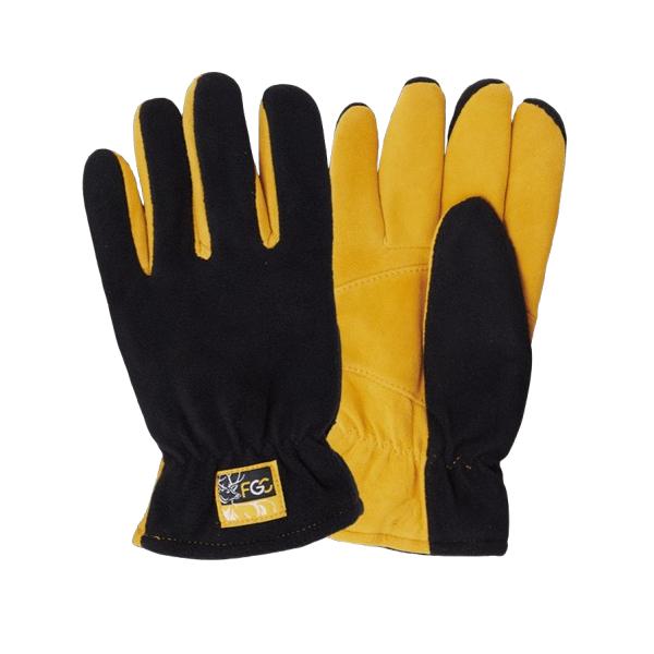 富士グローブ D-78 ヒートロック HEATLOK 鹿革手袋 防寒手袋 : スリー