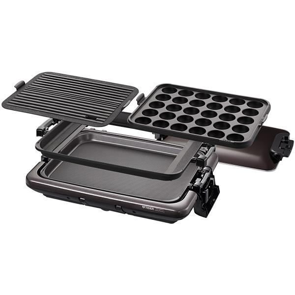 タイガー魔法瓶 爆買 ホットプレート CRV-G301T 3枚プレート たこ焼き