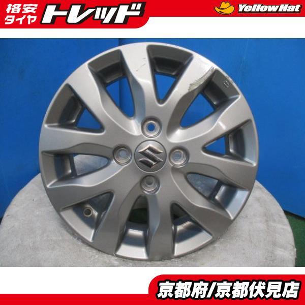 4本 中古 スズキ ワゴンR スティングレー 純正 アルミホイール 14
