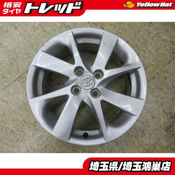 トヨタ 10系 アクア 純正 16x6J+51 4H-100 中古4本セット 90〜130系