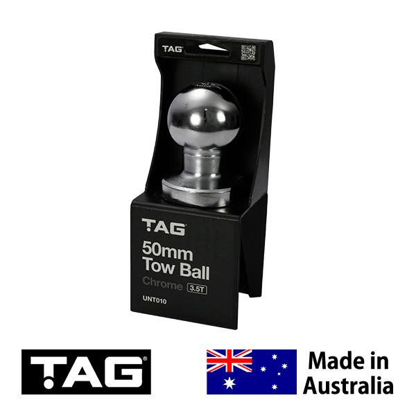 TAG正規品 50mm角 ヒッチボール 50mm スレッド メッキ ステンレス鋼