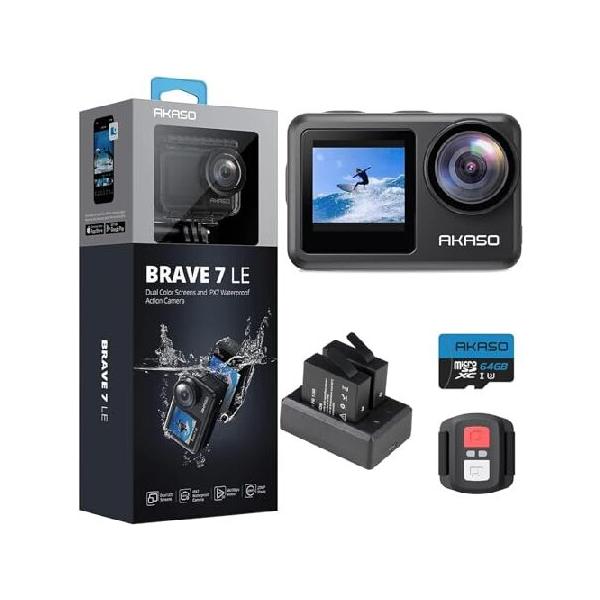 AKASO 【平行輸入品】AKASO Brave 7 LE 4K30FPS 20MP WiFi Action