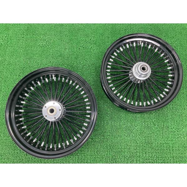 シニスター製ソフテイル ホイール 前後 社外 新品 ハーレー SINISTER