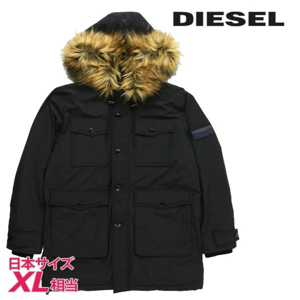 DIESEL（ディーゼル） 中綿ジャケット コート メンズ フェイクファー
