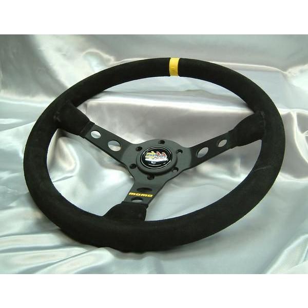 MOMO ステアリング MOD.07（モデル07） 35φ ブラックスエード/ブラック