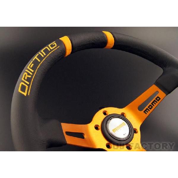 正規品 MOMO ステアリング DRIFTING（ドリフティング） オレンジ
