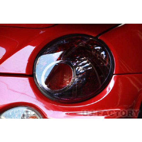 ☆コペン L880K用 テールレンズカバー☆ ライトスモーク 左右セット