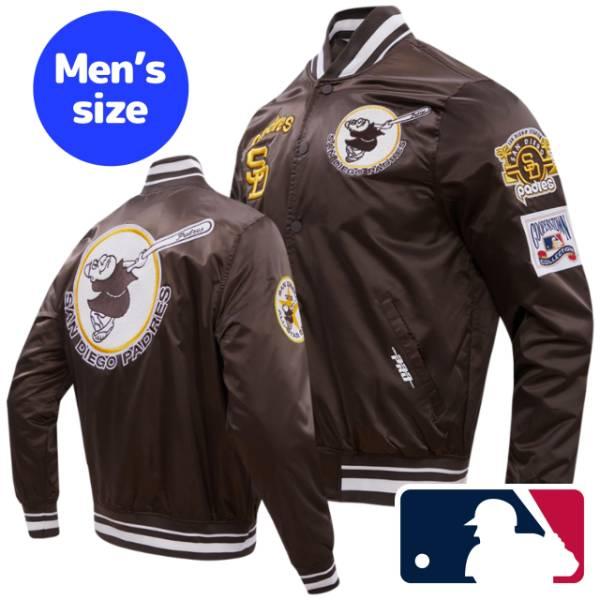 プロスタンダード MLB公式 メンズ アウタージャケット サテン