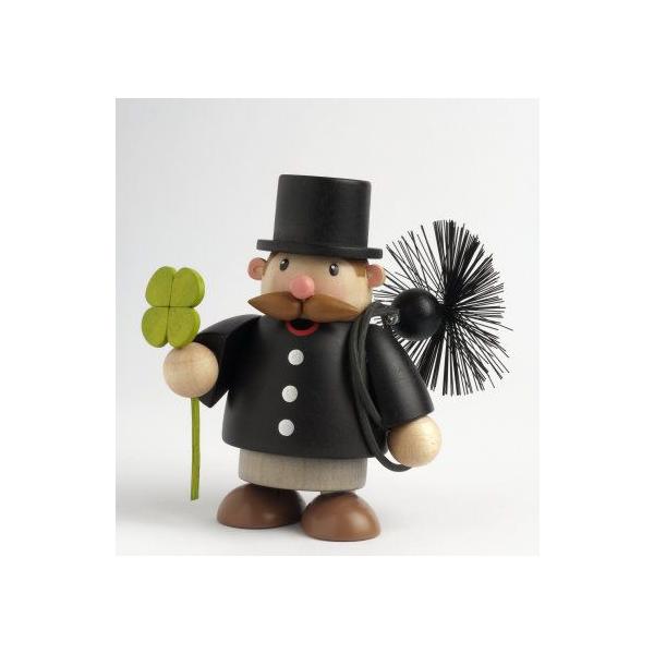 小さな煙だし人形 煙突掃除人 （お香台）ドイツ伝統の木製品 コーン型