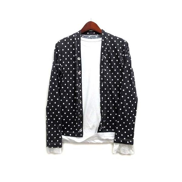 コムデギャルソン COMME des GARCONS ドット カーディガン ドッキング
