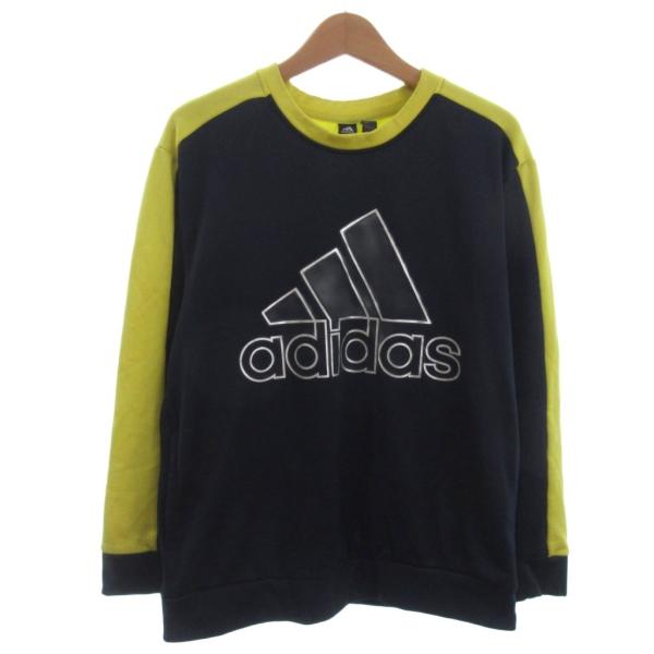 adidas（アディダス） スウェット トレーナー 紺 黄 ネイビー イエロー