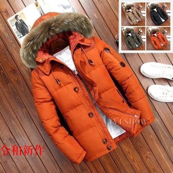 ダウンジャケット メンズ アウター フード付き マウンテンパーカー