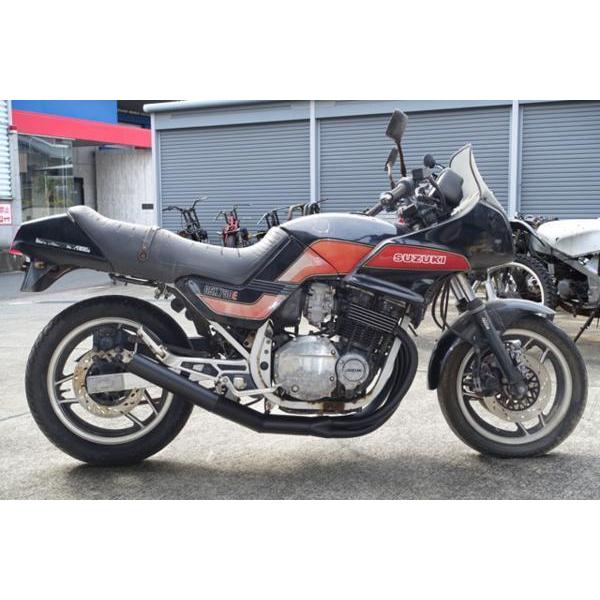 GSX750E4用集合管 【 ゼス管ショートマフラー 手曲 】 : ミズノ