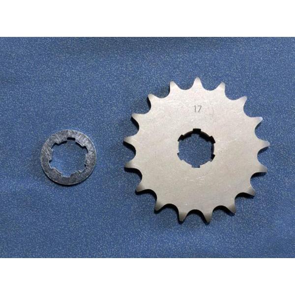 RZ250/350用 520チェーン用 17丁フロントスプロケット 【ゼス
